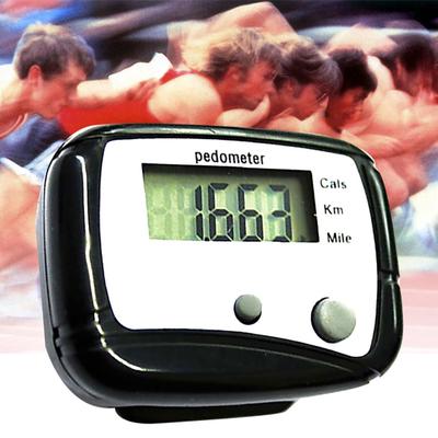 Pedômetro Esportivo Multifuncional Digital Pedômetro Economia de Bateria Contador de Passos Portátil para Caminhada Corrida
