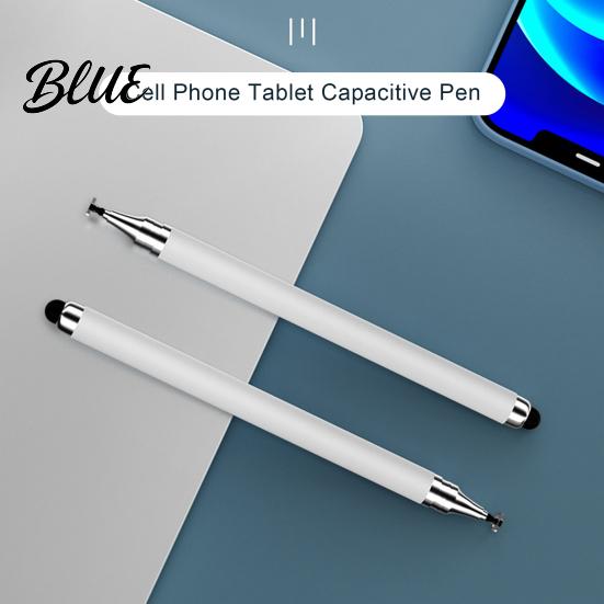 Stilo ad Alta Sensibilità Penna a Doppia Punta per Touchscreen Punta a Disco e in Silicone 2-in-1 Penna Touch Universale per Tablet Capacitivo Tavoli Telefoni