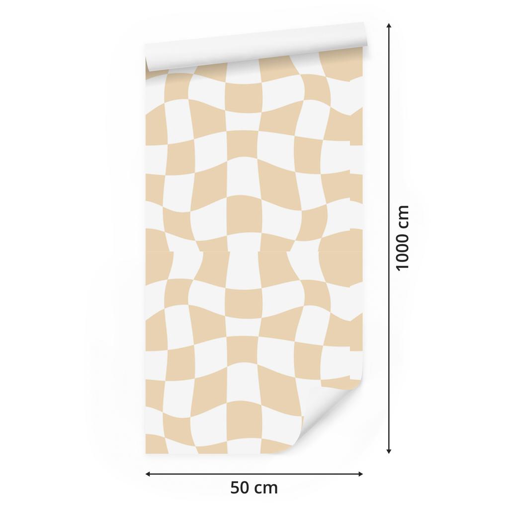 Wallpaper Free Checkerboard Cream, Cream Background 50x1000