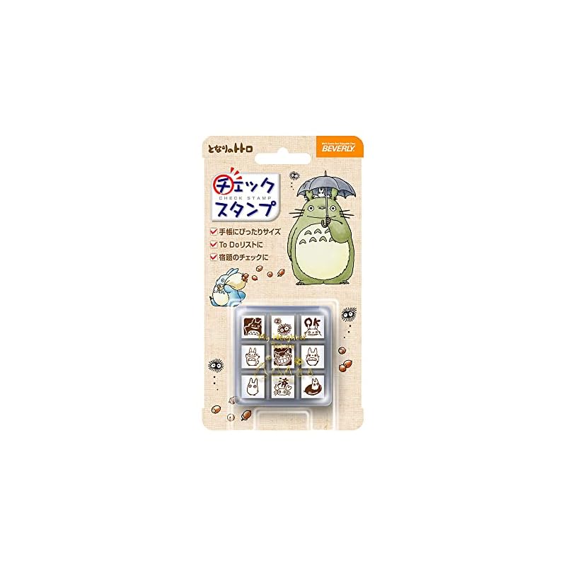 Beverly Studio Ghibli My Neighbor Totoro Stamp Check Stamp 2 CK9-053