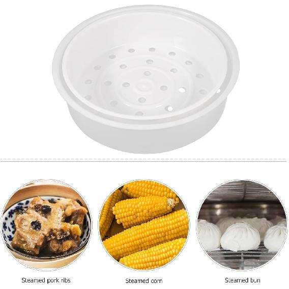 

HEMOTON 2 шт. Корзина для пароварки, Пластиковая подставка для пароварки, Пароварка для овощей, Пластиковая подставка для пароварки, Корзина для пароварки для рисоварки, подогревателя, кухонной посуды