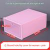Shoe Organizer Stackable Shoe Storage Boxes Drawer Type Front Opening Shoe Rack Organizer Cabinet Shoes Container Thick Plastic