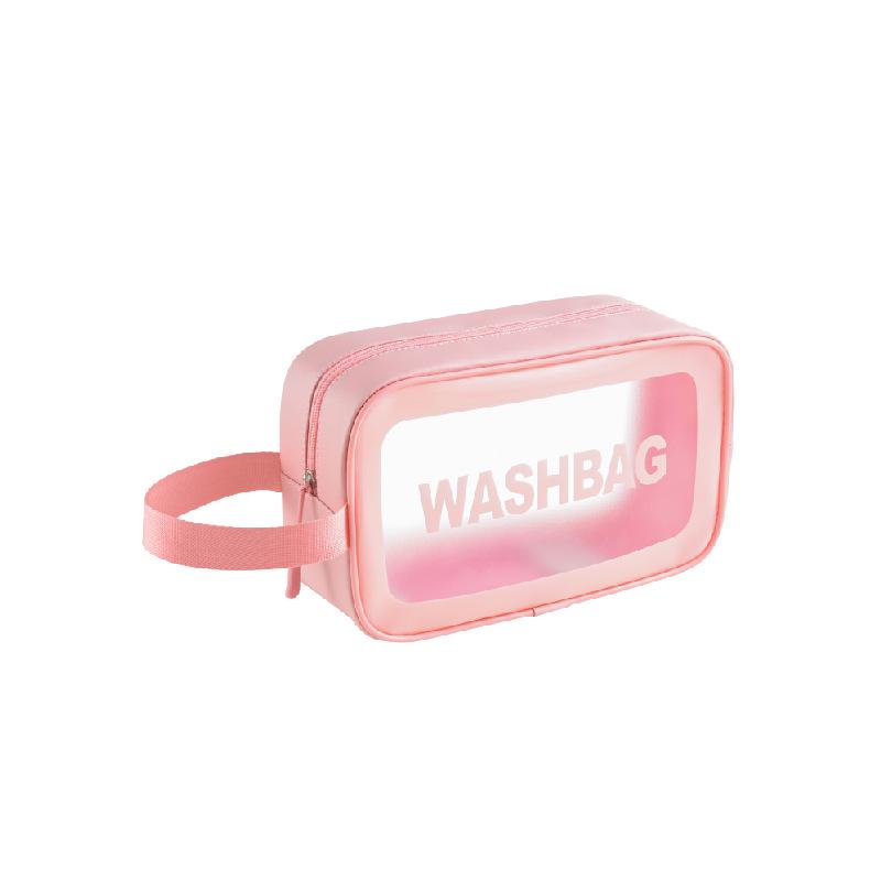 

Large Waterproof Transparent PU Cosmetic & Toiletry Bag for Travel