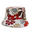 Fisherman Floral Printing Hat Outdoor Sun Protection Bucket Hat Fashion Gift