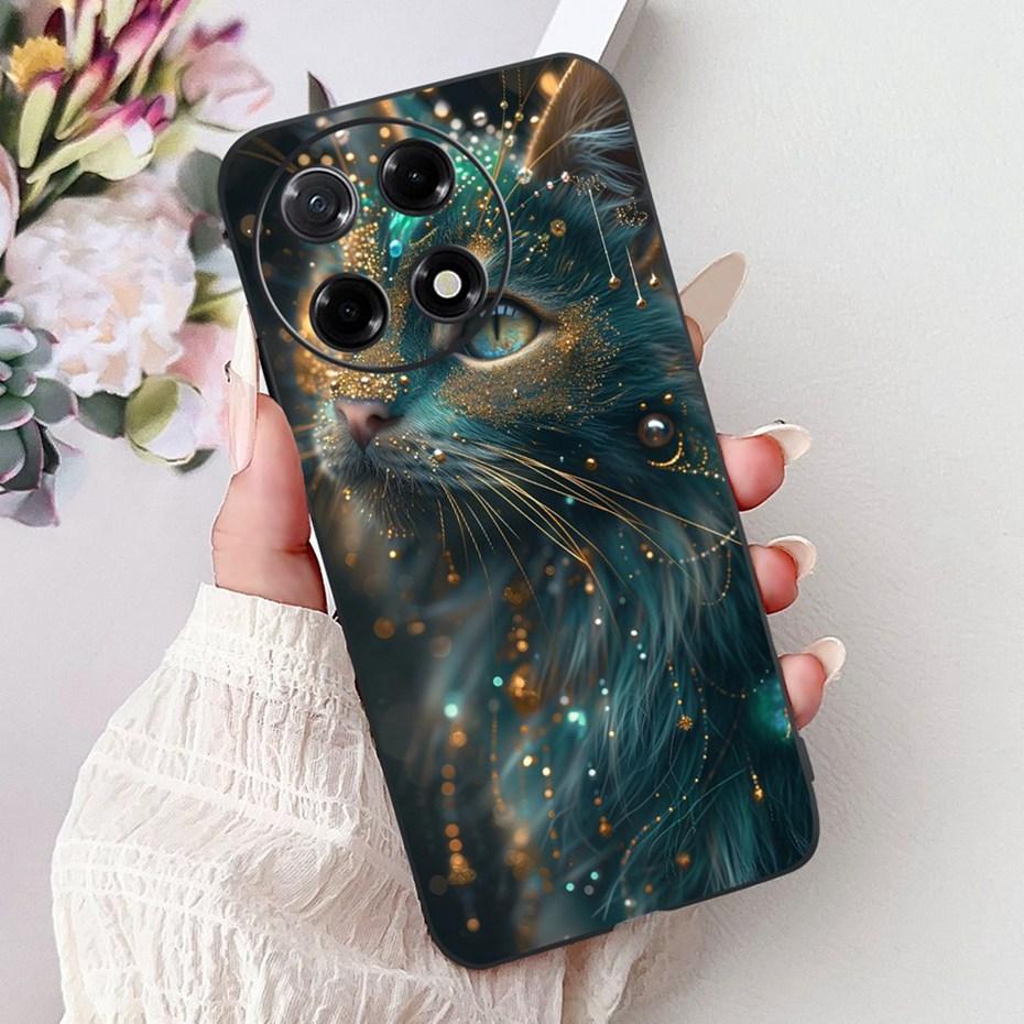 New Design Phone Case For Tecno Camon 30S Pro Camon30S CLA5 CLA6 Black Silicon Soft TPU Back Cover For Camon 30S 30SPro 4G