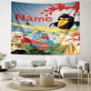Custom Name de fabeltjeskrant Print Tapestry, Backdrop, Easy Setup, Ideal for Bedroom, Office & Living Room, with Aesthetic Wall Hanging Decor.