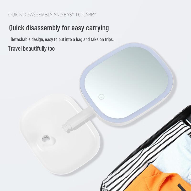 oenyled Desktop LED Makeup Mirror