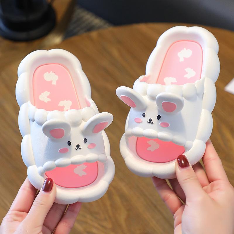 

New Children s Slippers Summer Girls Cartoon Rabbit Home Anti slip Soft Sole Slippers for Boys and Girls 26