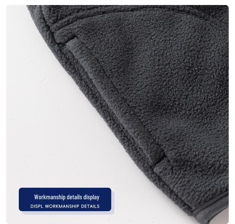 Children's Autumn/Winter Fleece Stand-Up Collar Vest - Unisex Sleeveless Jacket