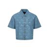 SS24 Fashion Style Denim Shirt With Stone Wash Women Shirts 2ESHTW4SS4096FFDN