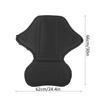 Adjustable Backrest Boating Seat Waterproof Pad Cushioned Back Support for Kayaking Canoeing Drifting Rafting