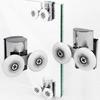 Runners Wheel Shower door Hardware Home Silver Slide roller Spare Supplies Top Upper/lower Accessories Bathroom