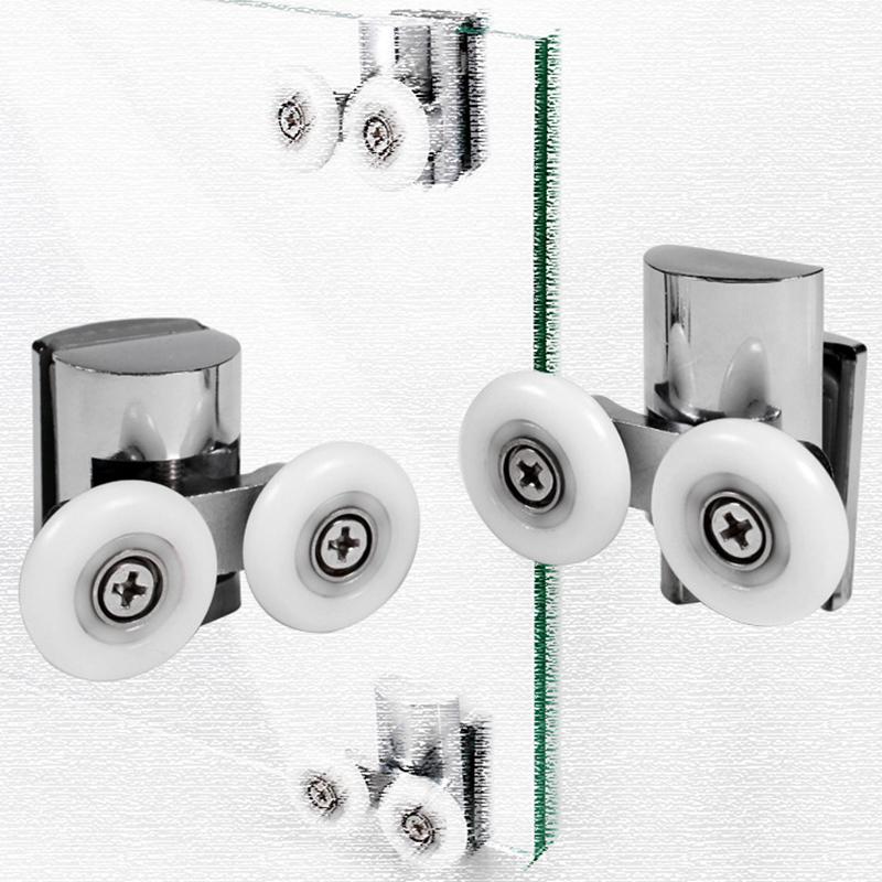 Runners Wheel Shower door Hardware Home Silver Slide roller Spare Supplies Top Upper/lower Accessories Bathroom