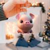 Adorable Pig Acrylic Keychain Car Interior Decor Cute Cartoon Design Bags For