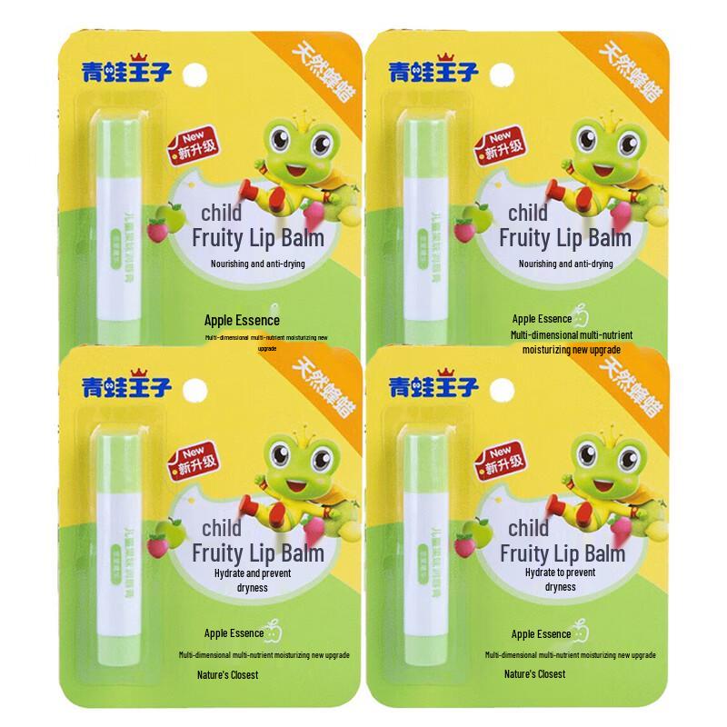 

Frog Prince Children s Apple Lip Balm, 4-Pack