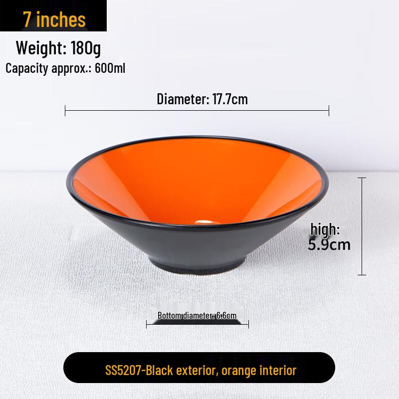 Commercial Melamine Chinese Style Conical Noodle Bowl