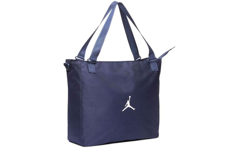 Jordan Artificial Leather Tote Bag, Shopping Bag, Shoulder Bag Unisex Navy Blue DM0520-410