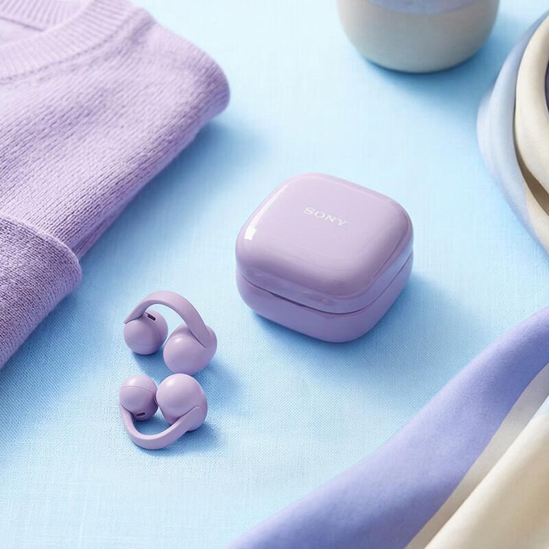 Sony LinkBuds Clip Open-Ear Bluetooth Headphones
