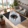 Penrith Panthers Kristall-Samt-Teppich Weich Anti?Rutschfeste Fußmatte Bequemer Wohnzimmer Schlafzimmer Dekor Teppich