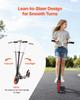 Kick Scooter for Kids Ages 8+, Teens & Adults, 2-Wheel Toddler Scooter with Adjustable Height Handlebar, Wide Anti-Slip Deck, Foldable Lightweight for