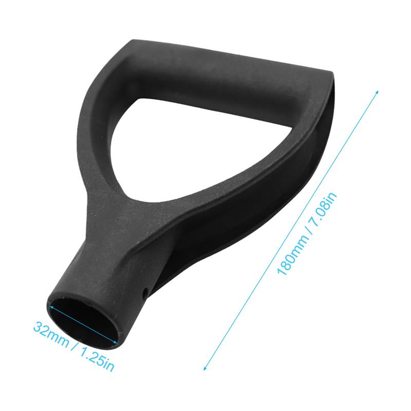 D-shape shovel handle thick plastic head wooden handle T-shape shovel D-shape digging rake tool gardening accessories