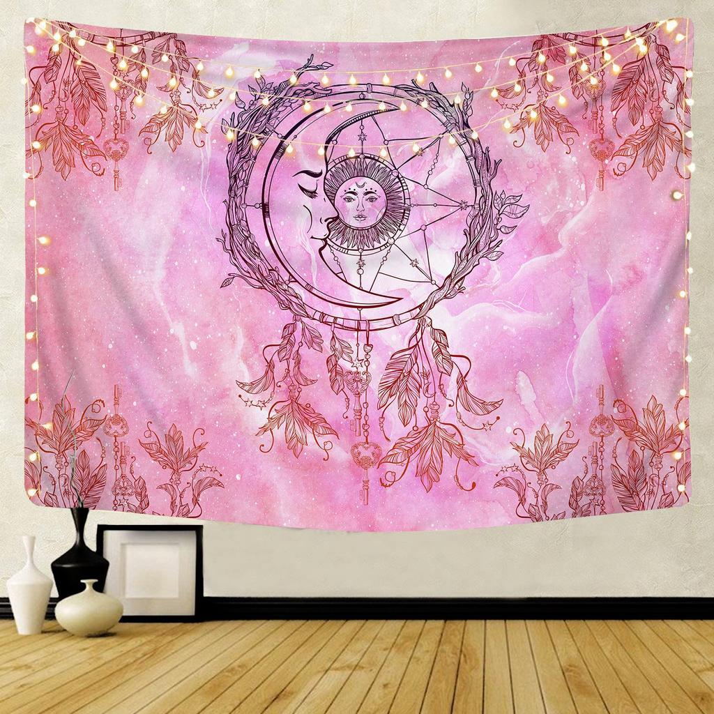 Large Mandala Pattern Indian Tapestry Wall Hanging Decoration Bohemian Beach Towel Polyester Thin Blanket Yoga Shawl Travel  Mat