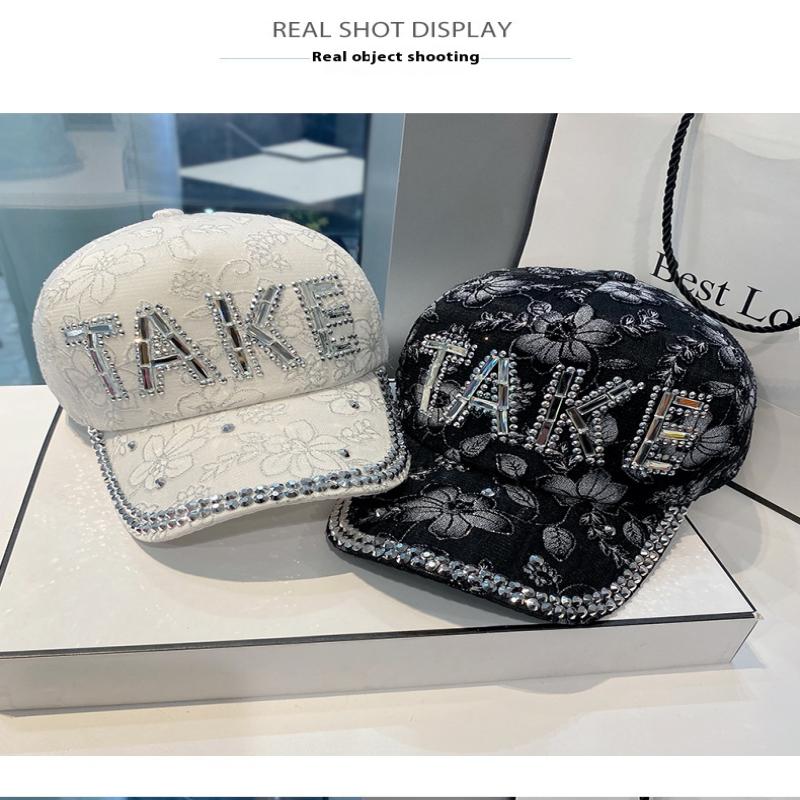 Embellished  Baseball Cap - Stylish Street Style Trucker Cap For Sun Protection - Adjustable, Breathable