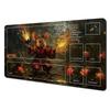 Magic Card Playmat Mtg Playmat Rabbit Archer Raccoon Nonslip Stitched Edge Gathering Gaming Mats Tapete Magic Mtg Card Pad