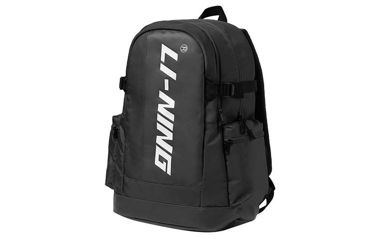 Li Ning Training Series Fabric Backpack Regular Unisex Graphite Gray ABSQ552-2