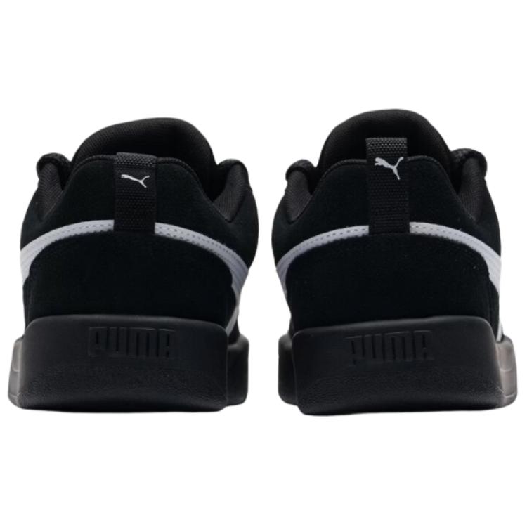 Puma Park Lifestyle Raw Comfortable Versatile Shock Absorbing Durable Low-Top Skate Shoes Unisex Sneaker Black 401606-15
