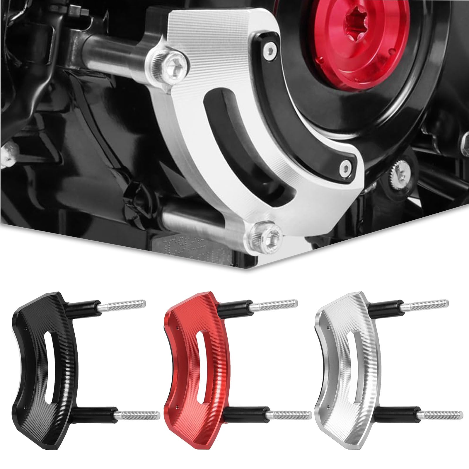 SHINKXMT Honda Super Cub 110 Cross Cub 110 Motorcycle Accessory Engine Cover Left Crankcase Cover Replacement for Monkey 125 Super Cub C125 Hunter Cub