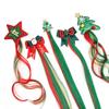 1/2Pcs Vibrant Christmas Decorative Wig Hair Clips Wig Braid Hair Tie Christmas Party