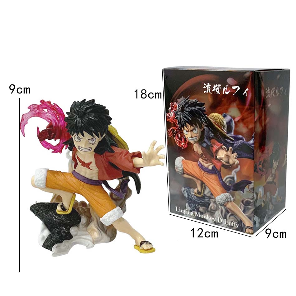 sold One Piece The Island Of Ghosts Battle Series Ryou Luffy Figure Anime Periphery Cool Model Toys Desktop Ornaments Gifts