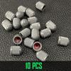 10/20/30/50/100Pcs TPMS Tire Valve Caps with Rubber Seal Plastic Wheel Caps Covers for TPMS Nipple Caps Car Tyre Accessories