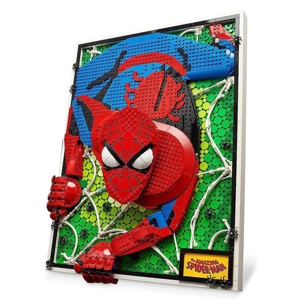 LEGO LEGO Art Amazing Toy Present Birthday Block Christmas Men Women Painting Art Interior Stylish 31209 Spider-Man