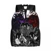 Custom Uchiha Sasuke Backpack for Men Women Water Resistant College School N-Narutoes Bag Print Bookbags