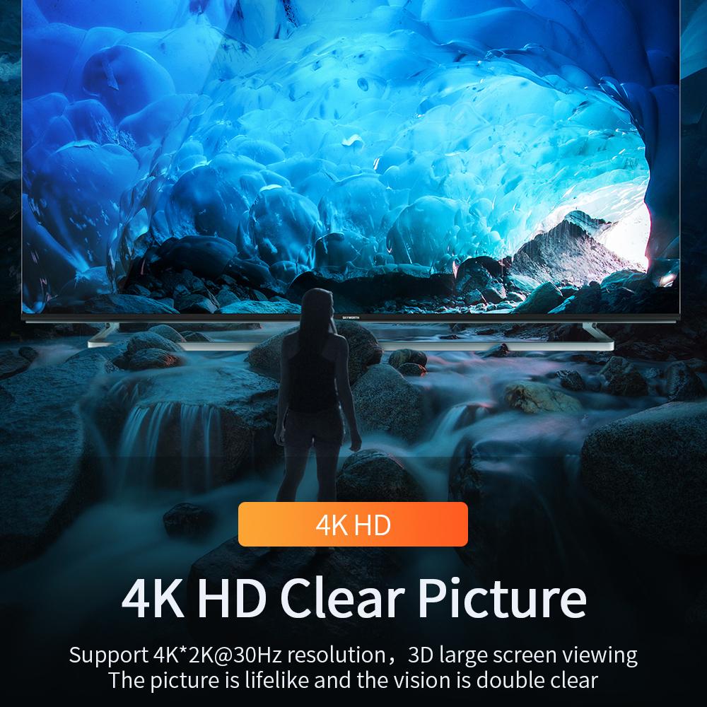 Essager Hdmi-Kompatibel Splitter Schalter 4K 2,0 Hdmi-Kompatibel Switcher 1X2 / 2X1 Adapter 2 In 1 Out Konverter für Ps4 Hd Tv Box