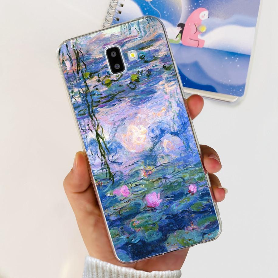 For Samsung J6 Plus Case J6 2018 J600F J610F Cover Luxury Marble Butterfly Clear Soft Cases For Samsung Galaxy J 6 J6+ 2018 Capa