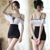 Sexy lingerie flirting hot bed passion sexy lace transparent pure desire pajamas no temptation