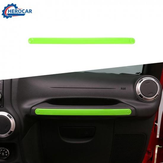 Passenger Copilot Grab Handle Cover Trim Strip for Jeep Wrangler JK 2011-2017