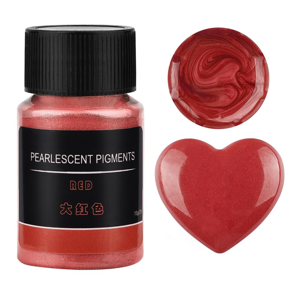 24 Farben Perlmuttpulver Kerzenfarbe Seifenpigment Für Kerzenherstellung Epoxidharz Pigment DIY Farbstoff Pigment Perlenpulver