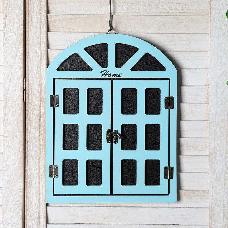 Fake Window Decoration, Wooden Wall Hanging, Wall Decoration, Blackboard Message Board, Coffee Shop, Milk Tea Shop, Bar Window Pendant
