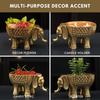 Набор подсвечников Слон (2 шт), Elephant for Good Luck Candle Holder Set of 2,  Behoma