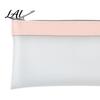 See-through Mesh Pencil Pouch Clear Case Large Transparent Pen for Girls Waterproof Splash-resistant Case Stationery Bag High School Students,