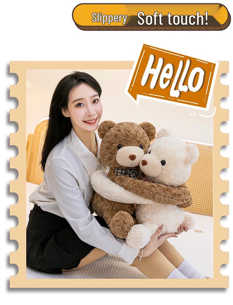 Little Bear Series Plush Toy: Teddy Bear Hugging Doll & Kids' Sleep Pillow