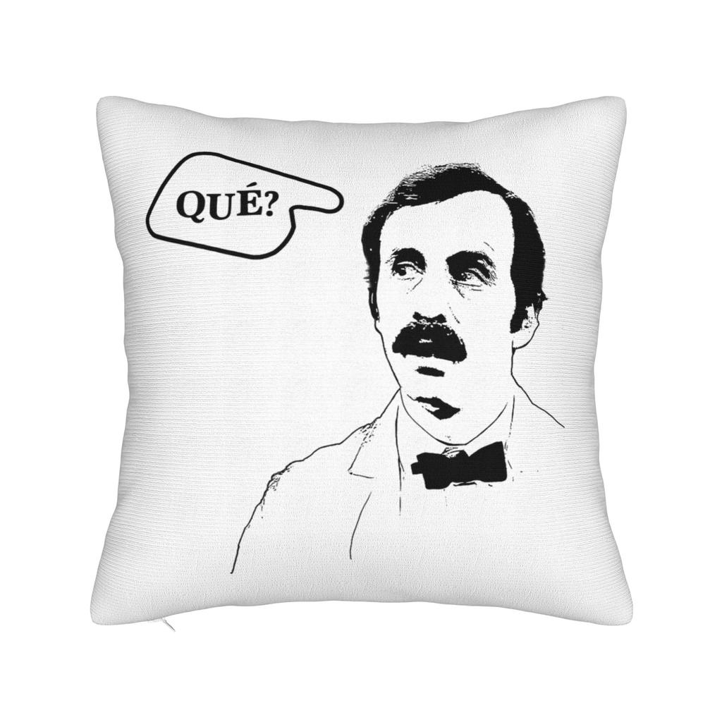 Manuel Fawlty Towers Square Pillow Case Cushion Covers Customized Zippered Decorative Pillowcase for Home Xcm
