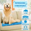 Dog Cooling Mat Pet Cooling Chill Pad Cool Blanket Water Injection Durable Cooling Dog Bed Mats for Extra Large Dogs Cats for Kennels Crates Beds