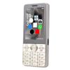 4G Unlocked Phone Dual SIM Card Support 3.5 Inch Color Touch Screen Loud Sound Large Keys Mobile Phone Gold