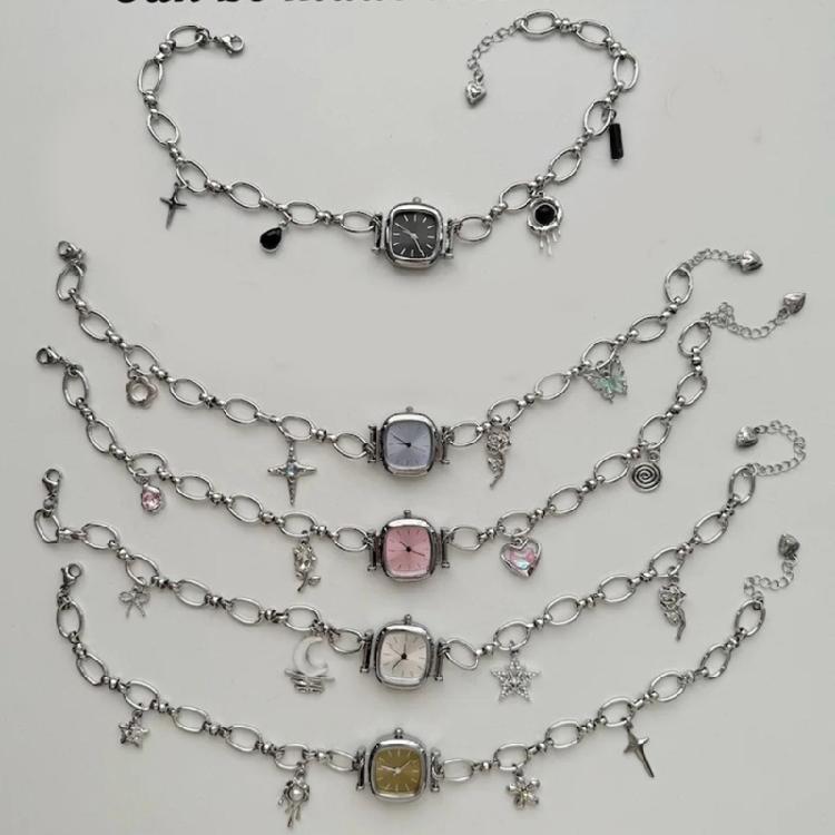 Exposed Mechanical Movement Watch Pendant Necklace Heavy Duty Alloy Construction Clavicle Chain Stylish Unisex Gift