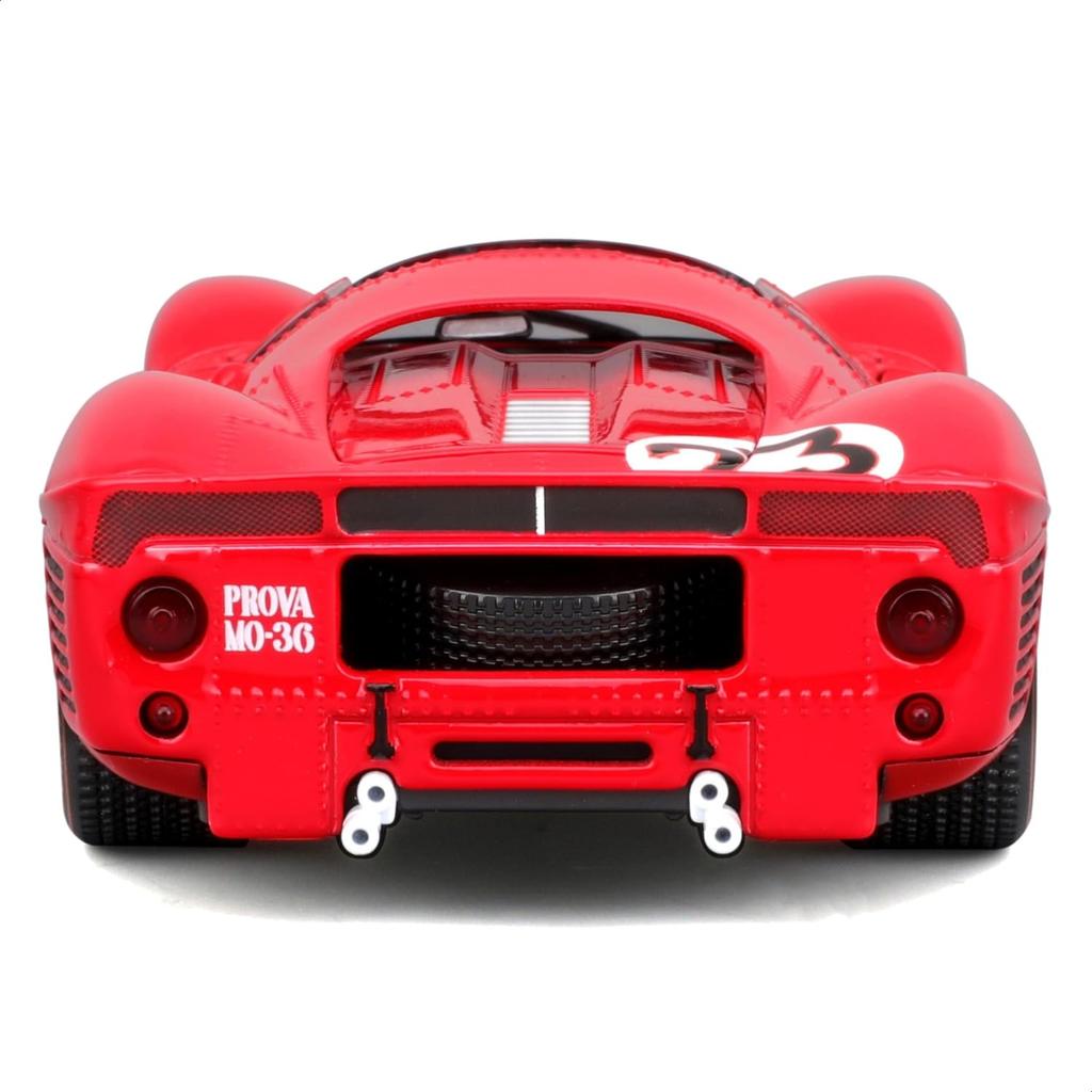 Bburago 1/24 Ferrari 330 P4 Daytona Red / Diecast Model Car (Finished Product) 18-26310